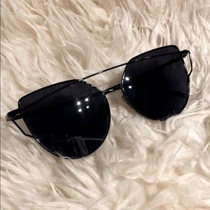 Black fashion sunglasses